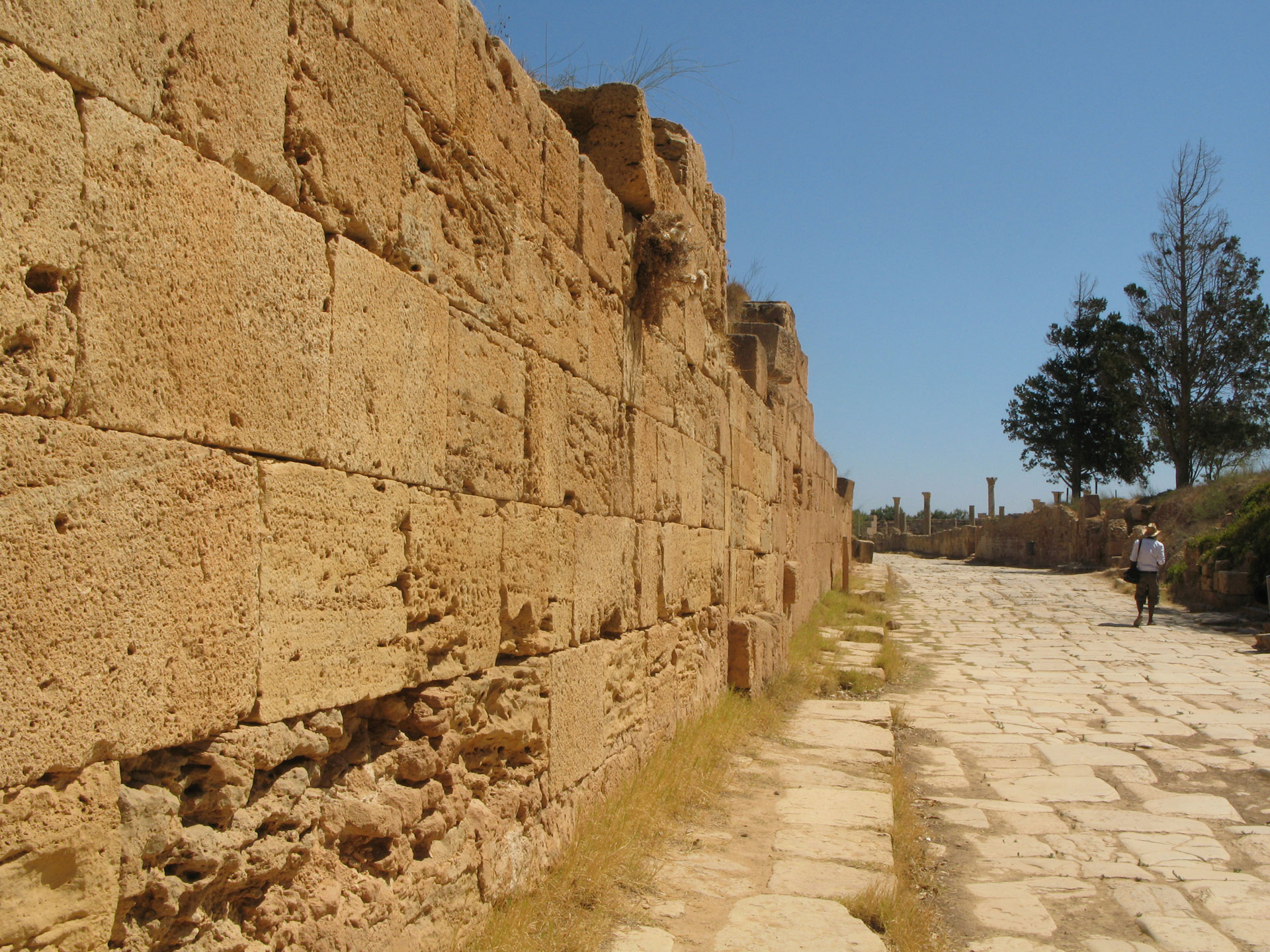 Leptis, Via Trionfale.